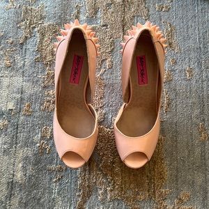Betsey Johnson spiked heels size 7.5